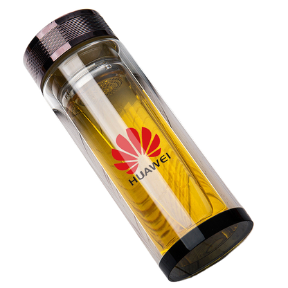 Double-layer glass cup