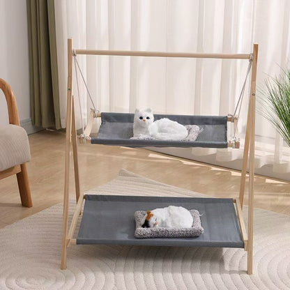 Double-Layer Hammock Pet Bed