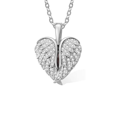 Double Layer Heart Zircon Necklace