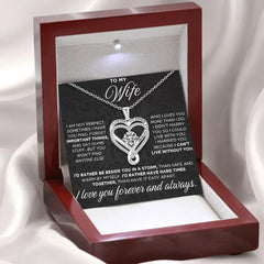 Silver Necklace Card Gift Box