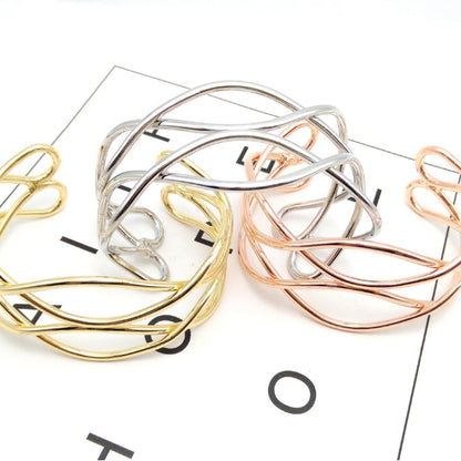 Double Layer Hollow Metal Bracelet