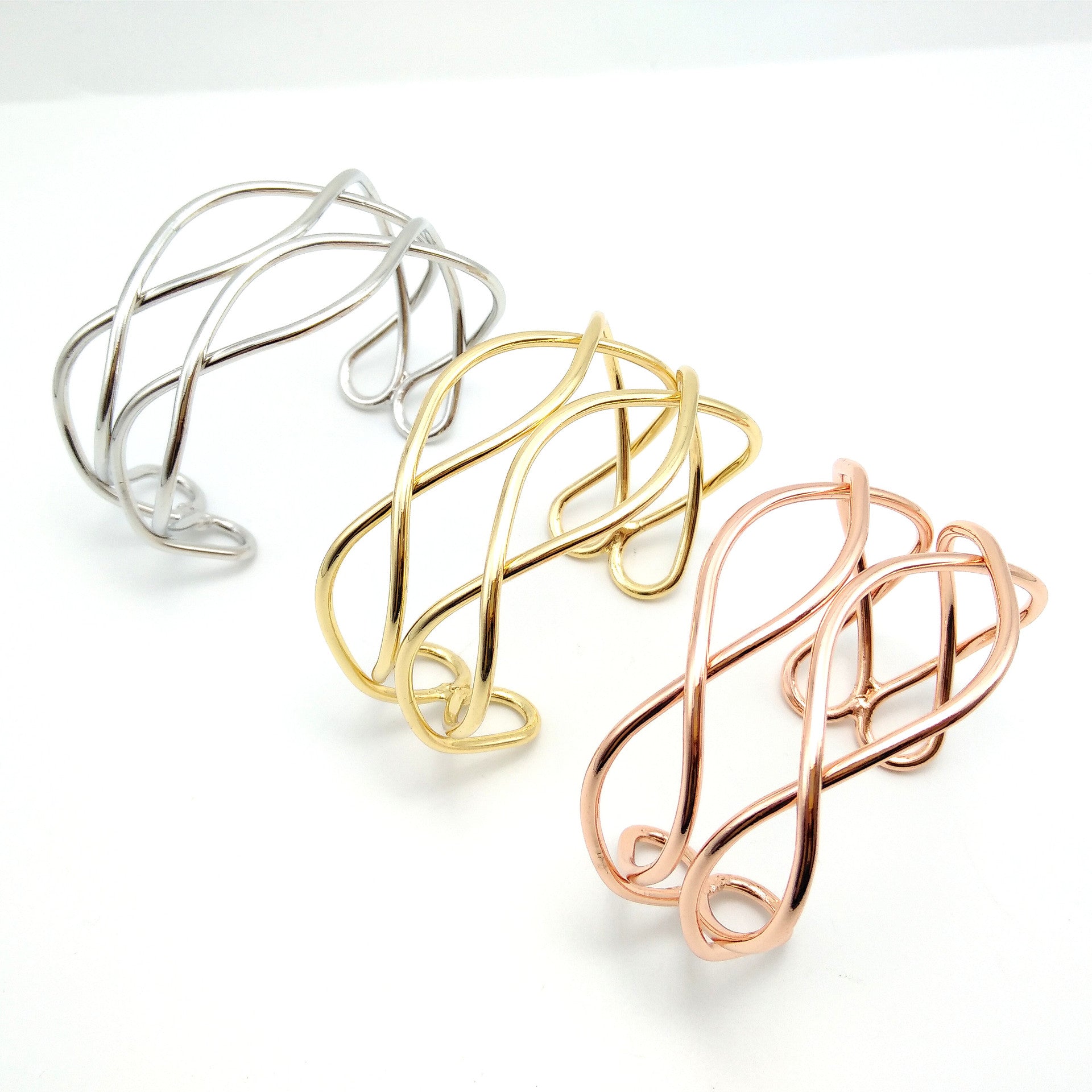Double Layer Hollow Metal Bracelet