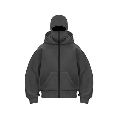 Double Layer Hooded Sweatshirt