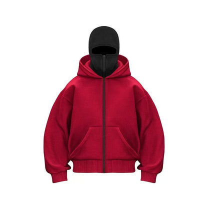 Double Layer Hooded Sweatshirt