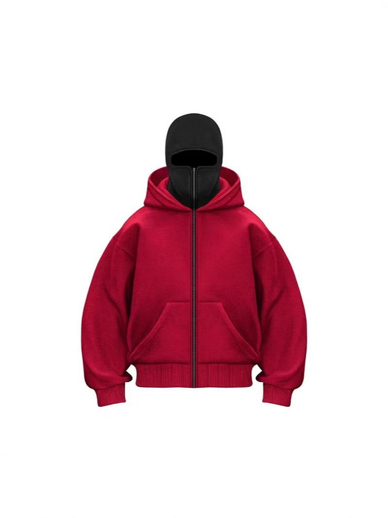 Double Layer Hooded Sweatshirt