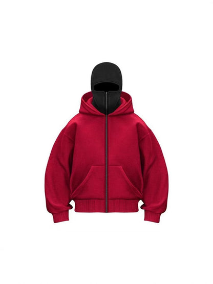 Double Layer Hooded Sweatshirt