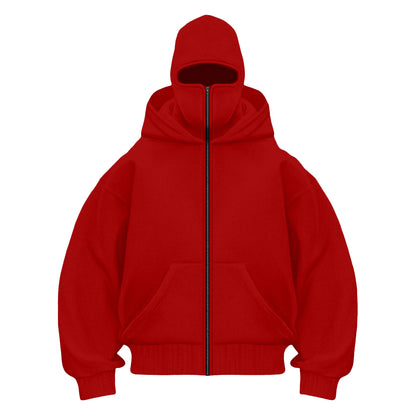 Double Layer Hooded Sweatshirt