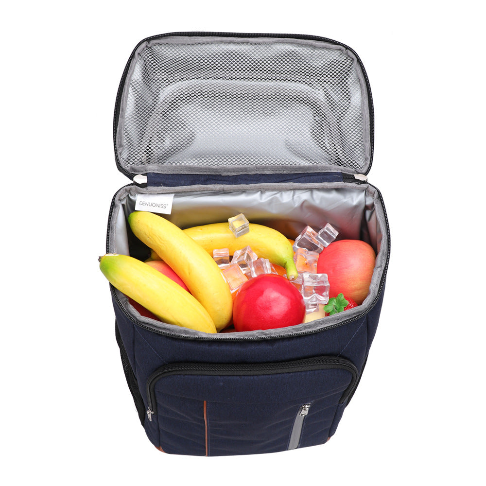 Double Layer Insulated Backpack with Bottle Opener