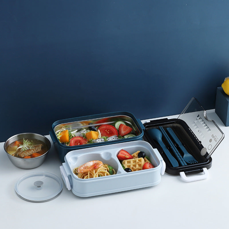 Double Layer Insulated Lunch Box
