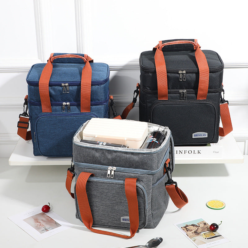 Double Layer Insulated Picnic Bag