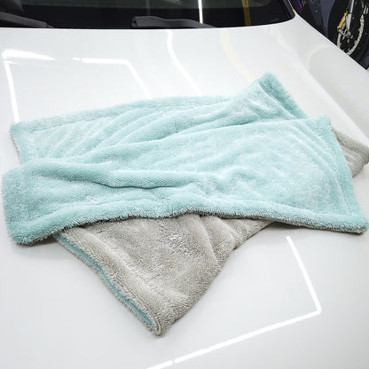 Double Layer Microfiber Car Cleaning Towel