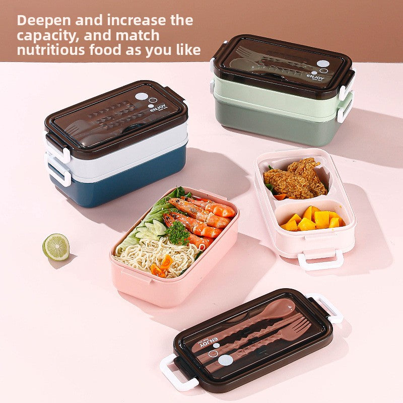 Double Layer Microwave Lunch Box