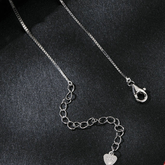 Double-Layer Moissanite Necklace with Certification