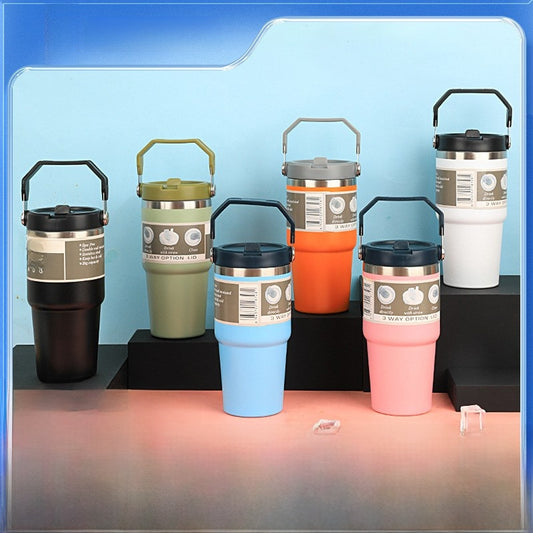 Double-Layer Satchel Ice Cup