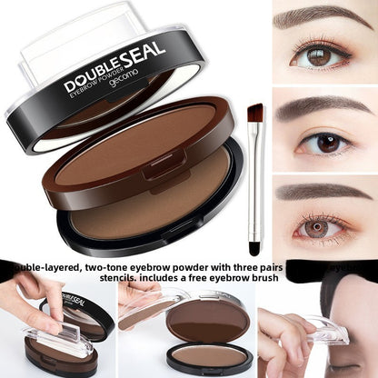 double-layer seal eyebrow powder