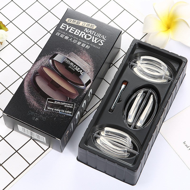 double-layer seal eyebrow powder