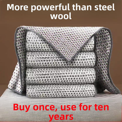 Double-Layer Silver Wire Cleaning Cloths