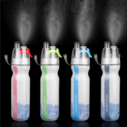 Double-layer spray cup