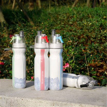 Double-layer spray cup