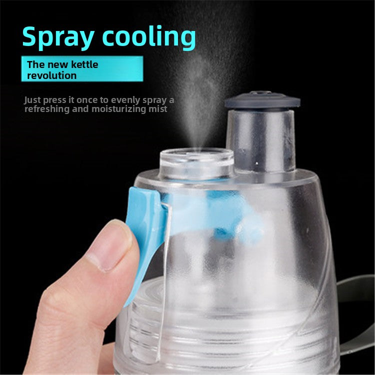 Double-layer spray cup