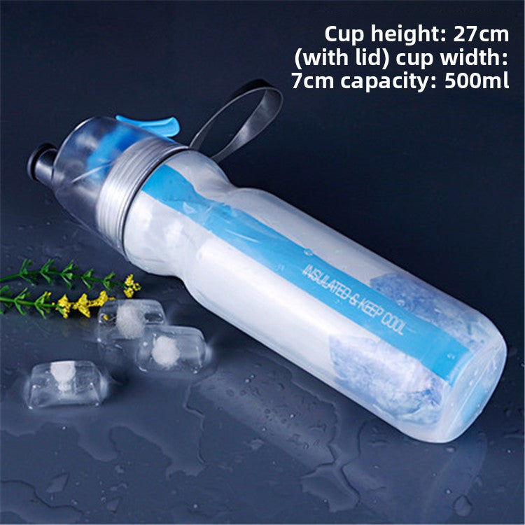Double-layer spray cup