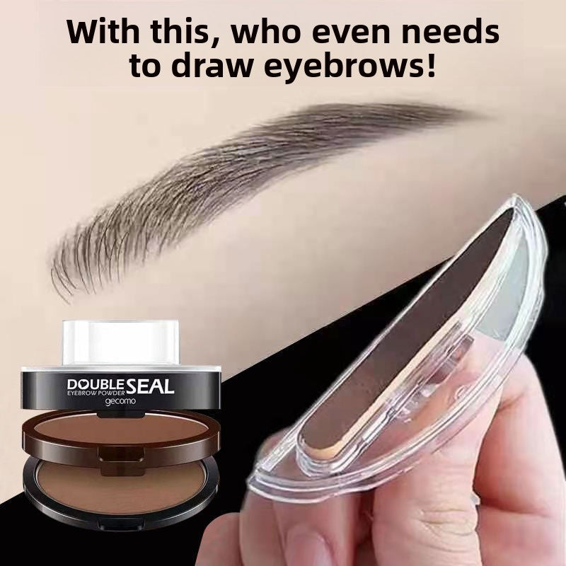 Double Layer Stamp Eyebrow Powder