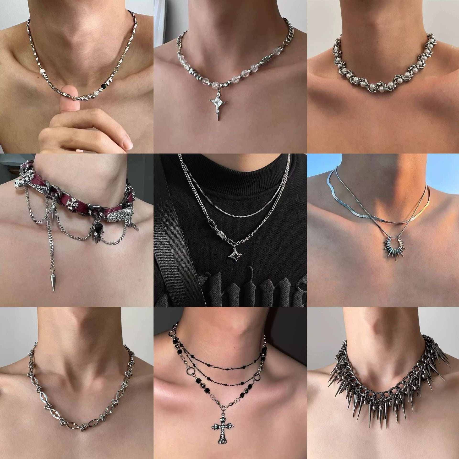 Double Layer Star Pendant Necklace