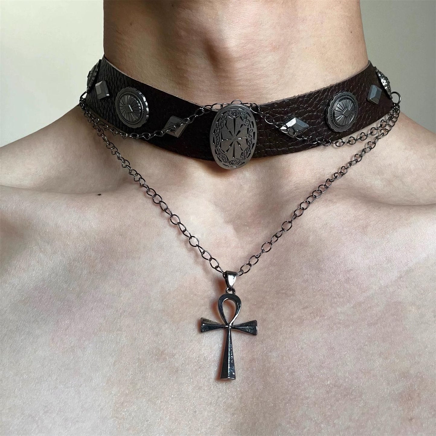 Double Layer Star Pendant Necklace