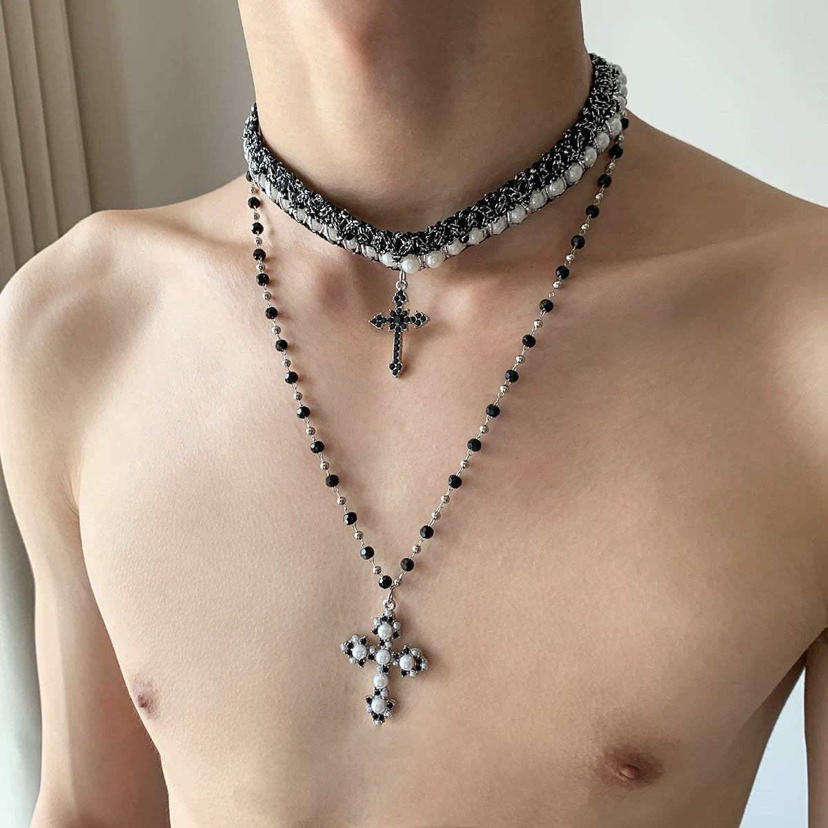 Double Layer Star Pendant Necklace
