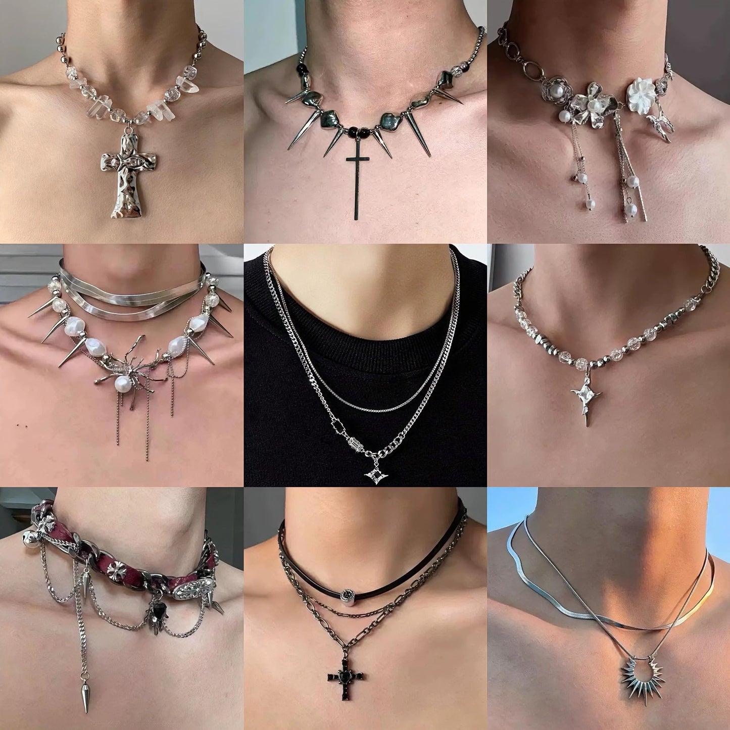 Double Layer Star Pendant Necklace