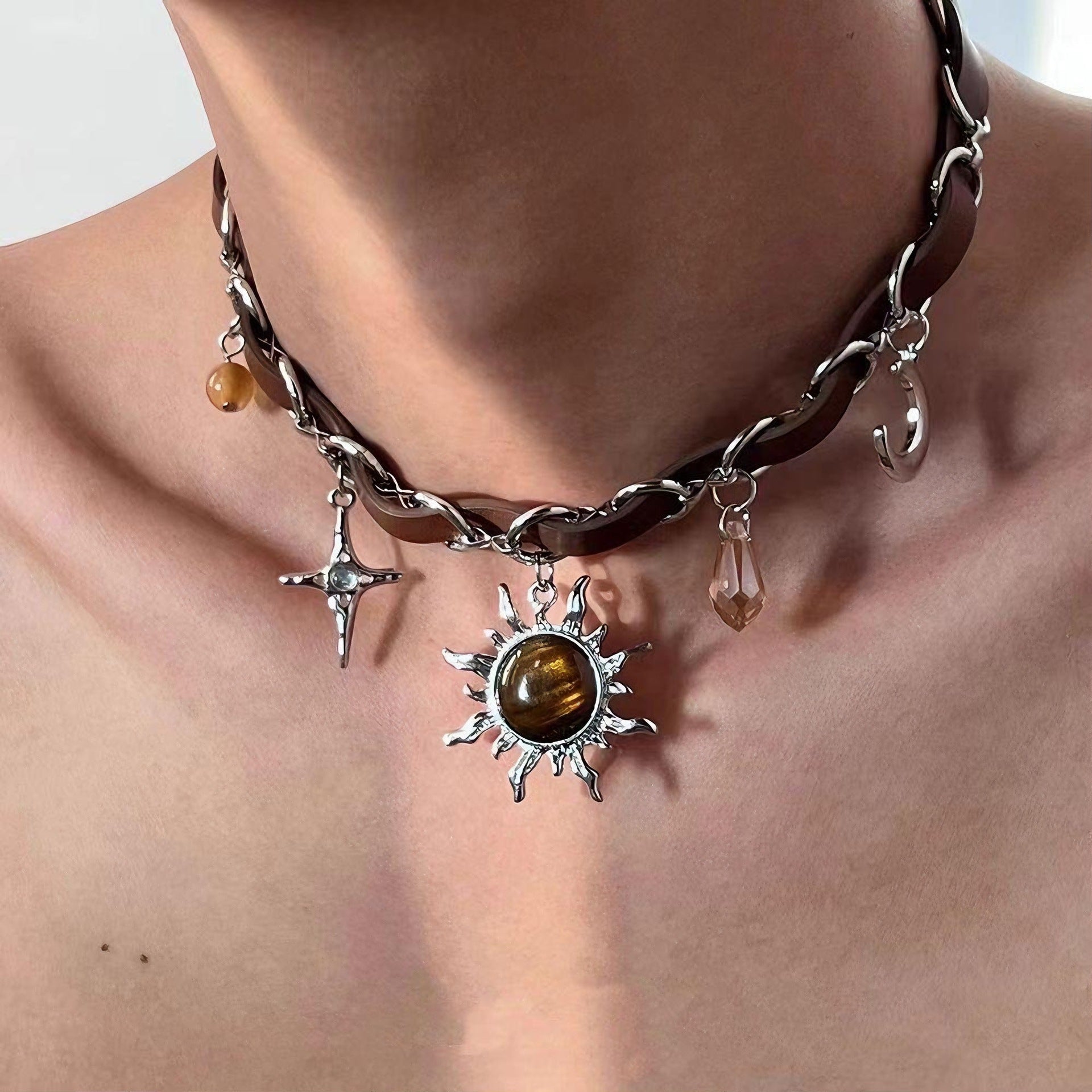 Double Layer Star Pendant Necklace