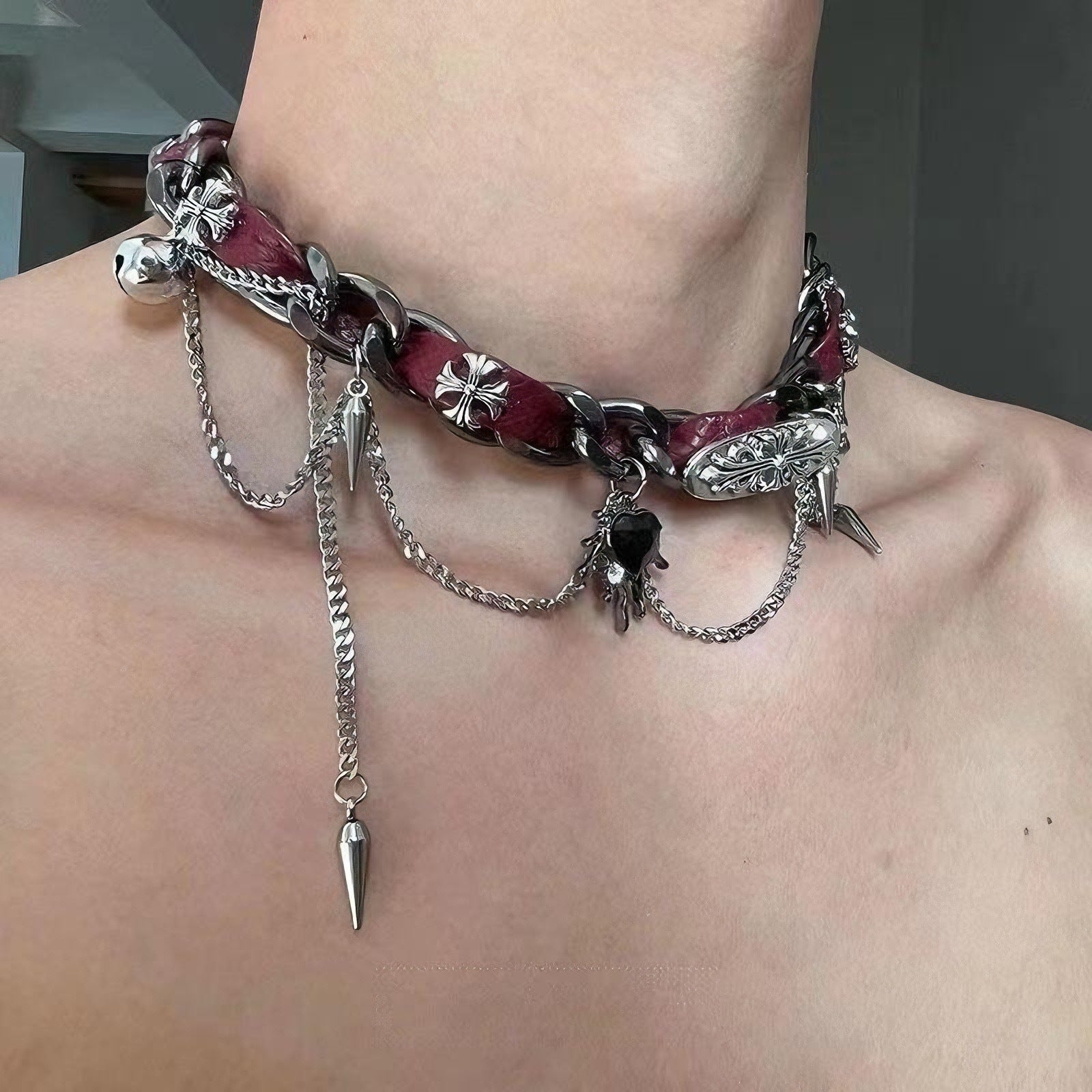 Double Layer Star Pendant Necklace