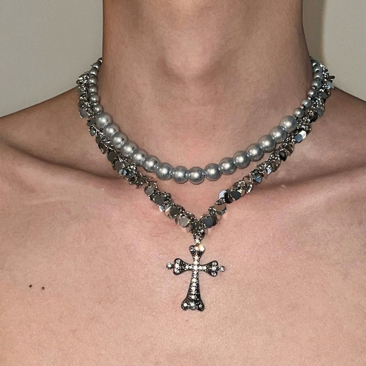 Double Layer Star Pendant Necklace