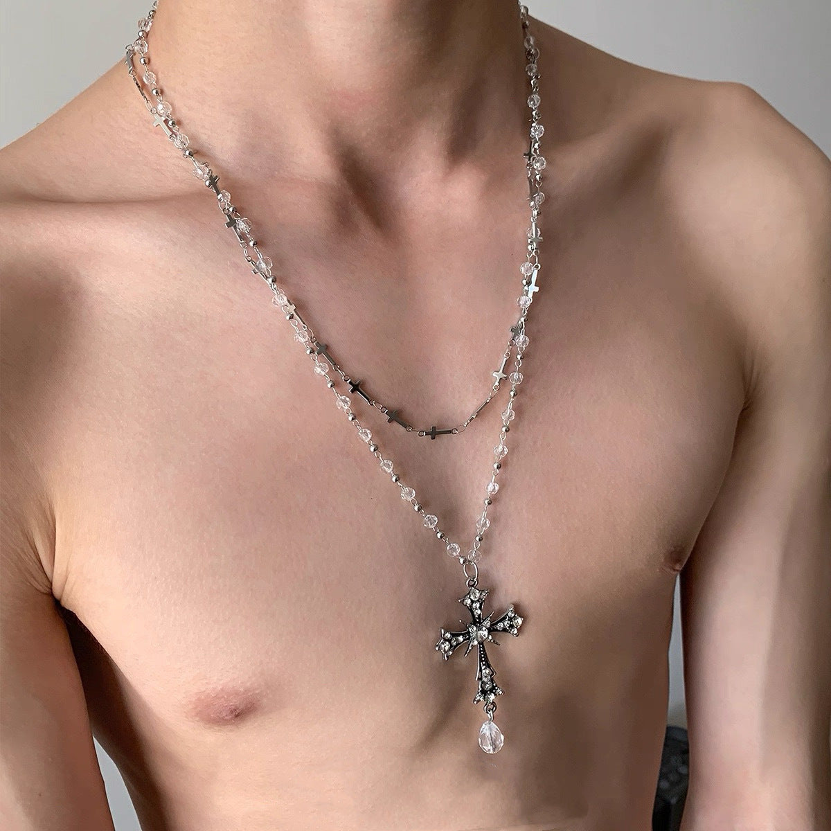 Double Layer Star Pendant Necklace