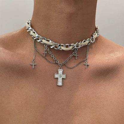 Double Layer Star Pendant Necklace