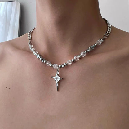 Double Layer Star Pendant Necklace