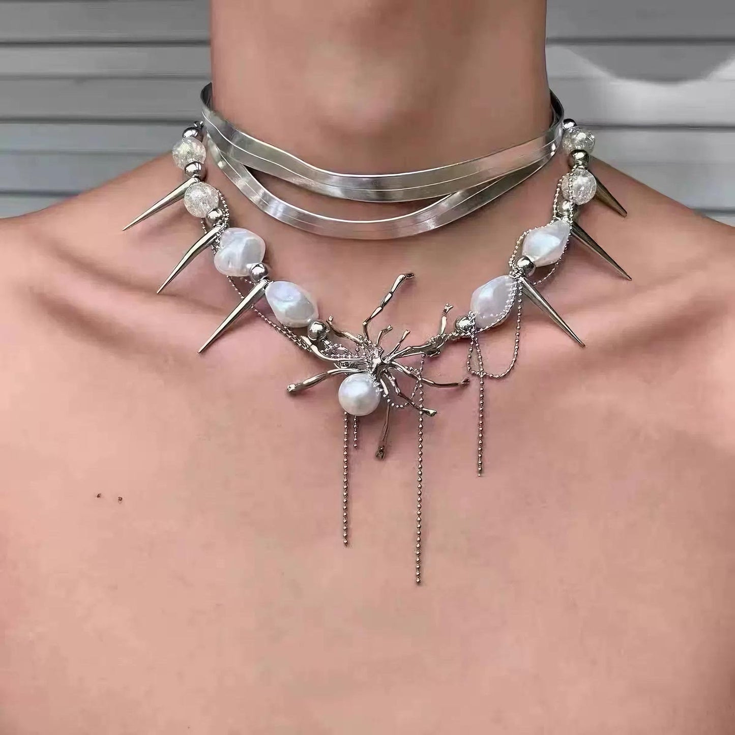 Double Layer Star Pendant Necklace