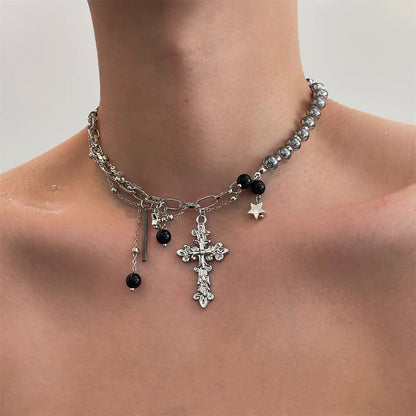 Double Layer Star Pendant Necklace