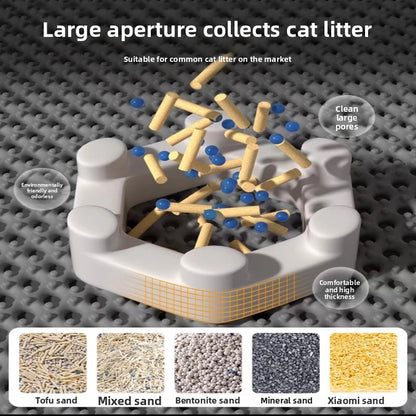 Double-Layer Thickeneded Eva Cat Litter Mat