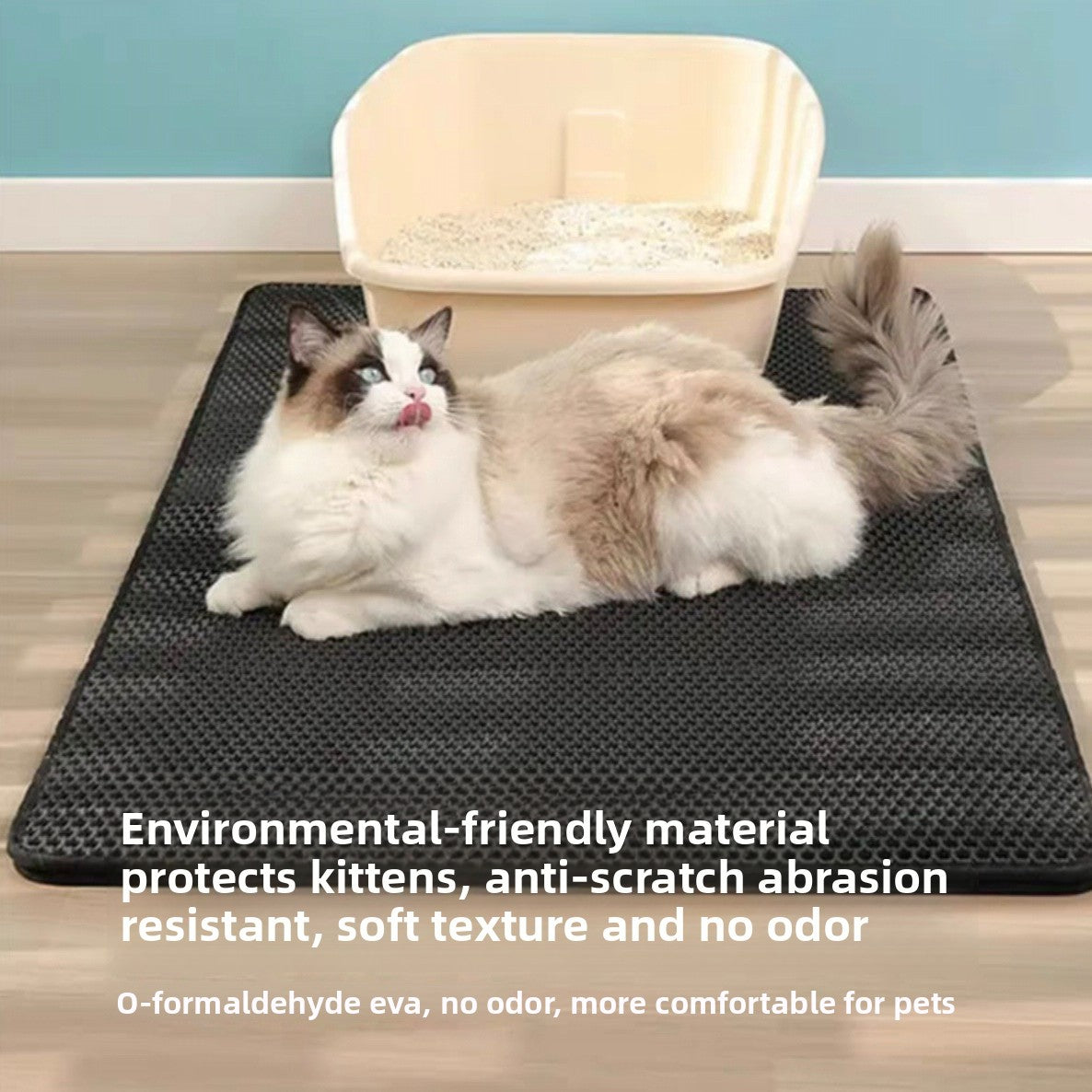 Double-Layer Thickeneded Eva Cat Litter Mat