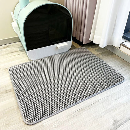 Double-Layer Thickeneded Eva Cat Litter Mat