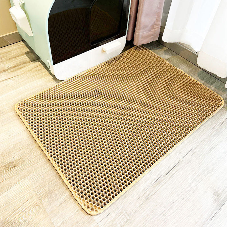 Double-Layer Thickeneded Eva Cat Litter Mat