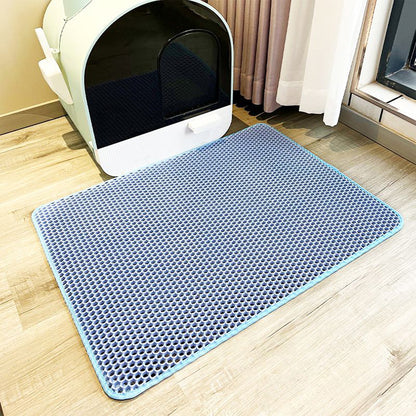 Double-Layer Thickeneded Eva Cat Litter Mat