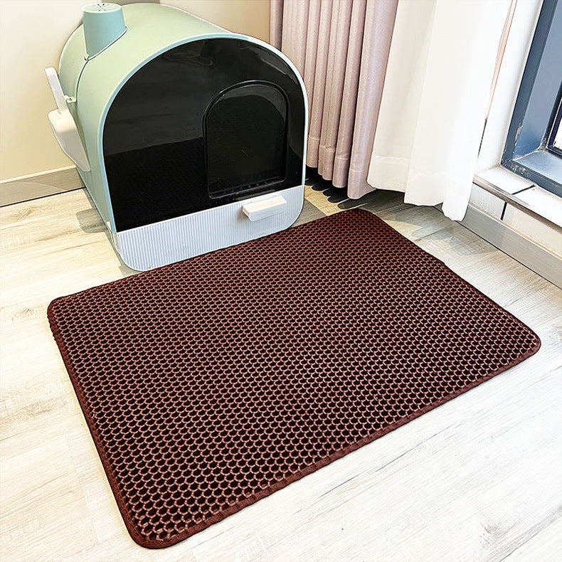 Double-Layer Thickeneded Eva Cat Litter Mat