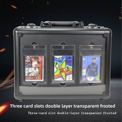 Double Layer Transparent Card Storage Box