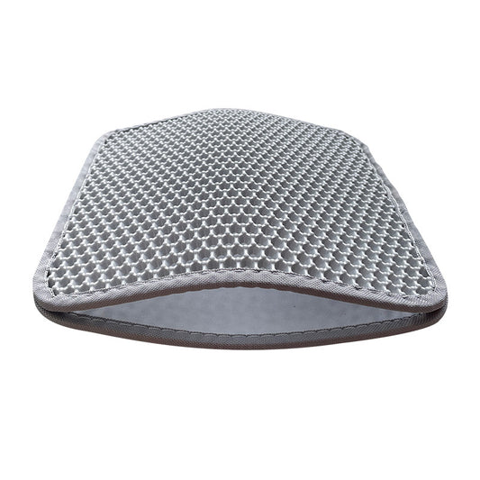 Double-Layer Washable Cat Litter Mat EVA Anti-Slip Pad