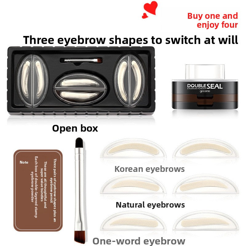 Double Layer Waterproof Eyebrow Powder