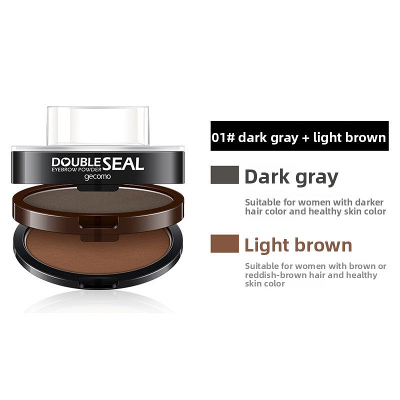 Double Layer Waterproof Eyebrow Powder