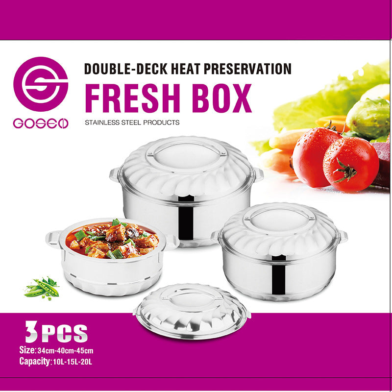 Double-layered food storage container