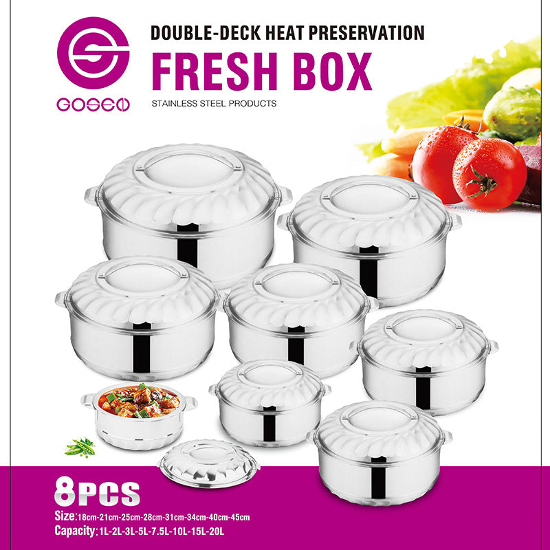 Double-layered food storage container